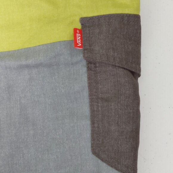 Vans Swim / Board Short Unlined Green / Grey Color Men's Size 30 - Picture 6 of 8